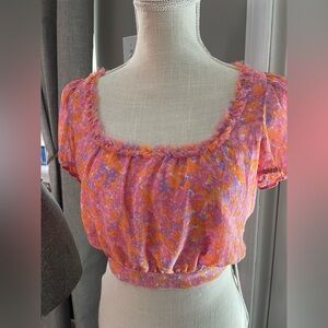 Likely Pink and Purple Floral Blouse